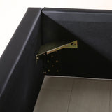 Levede Bed Frame Gas Lift Leather Base Mattress Storage King Single Size Black
