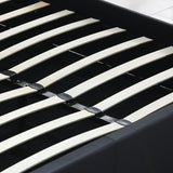 Levede Bed Frame Gas Lift Leather Base Mattress Storage King Single Size Black