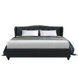 Artiss Pier Bed Frame Fabric - Charcoal King