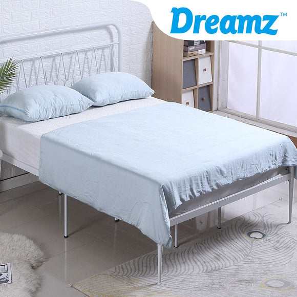 DreamZ 9KG Anti Anxiety Weighted Blanket Bamboo Fiber Cover Pillowcase Blankets