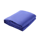 DreamZ 198x122cm Cotton Anti Anxiety Weighted Blanket Cover Protector Blue