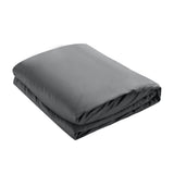 DreamZ 121x92cm Cotton Anti Anxiety Weighted Blanket Cover Protector Grey