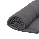 DreamZ 7KG Weighted Blanket Promote Deep Sleep Anti Anxiety Single Dark Grey