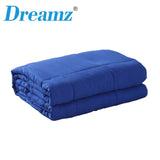 DreamZ Weighted Blanket Heavy Gravity Deep Relax 5KG Adult Double Navy