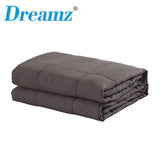 DreamZ Weighted Blanket Heavy Gravity Deep Relax 7KG Adult Double Grey