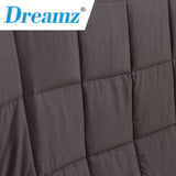 DreamZ Weighted Blanket Heavy Gravity Deep Relax 7KG Adult Double Grey