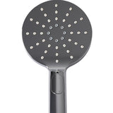 Rain Shower Head Set Silver Round Brass Taps Mixer Handheld High Pressure 8"