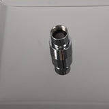 Rain Shower Head Set Silver Square Brass Taps Mixer Handheld High Pressure 8"