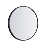 Wall Mirror Round Shaped Bathroom Makeup Mirrors Smooth Edge 60CM