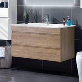 Bathroom Vanity Cabinet- Cefito 900mm Oak White