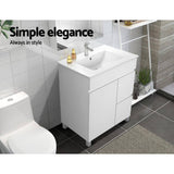 Bathroom Vanity Cabinet-Cefito 750mm White
