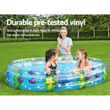 Swimming Pool Above Ground Kids Play Pools Inflatable Family Round Clear