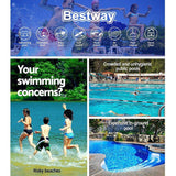 Swimming Pool Above Ground Kids Play Fun Inflatable Round Pools 2.44m x 0.46m Bestway