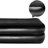 Queen Size Inflatable Air Mattress - Black