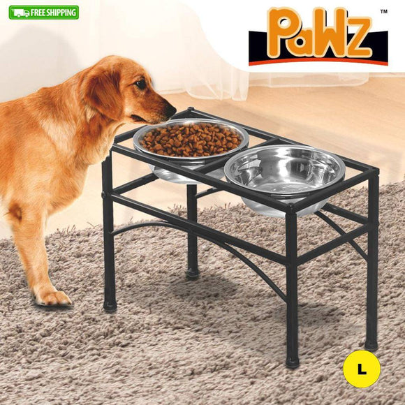 Raised Pet Bowl Feeder 2.4L-PaWz