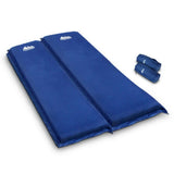 Self Inflating Mattress Camping Sleeping Mat Air Bed Pad Double Navy 10CM Thick