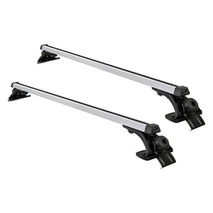 Roof Rack  Rail Cross Bars 1380mm Silver Capacity 90kg