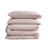 Cosy Club Duvet Cover Quilt Set Flat Cover Pillow Case Essential Pearl Grey King