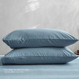 Cosy Club Sheet Set Bed Sheets Set Double Flat Cover Pillow Case Blue Essential