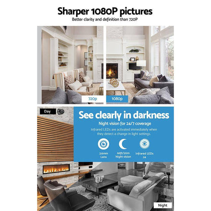 UL Tech 1080P 8 Channel HDMI CCTV Security Camera