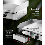 3000W Electric Griddle Hot Plate - Stainless Steel