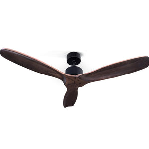52" Fan Remote Control 8H Timer 3 Speeds 3 Wooden Blades