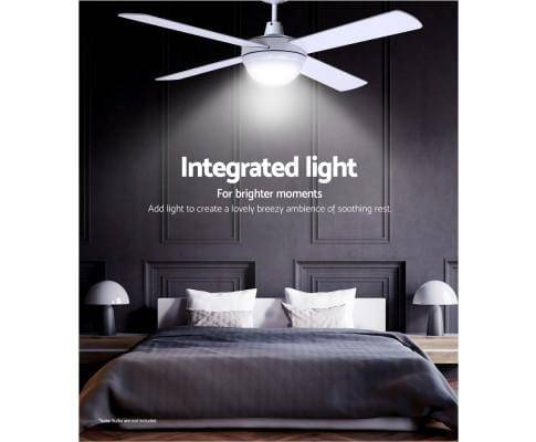 Devanti 52" Ceiling Fan - White (CF-RC-52-WH)