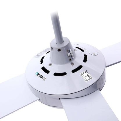 Devanti 52" Ceiling Fan - White (CF-RC-52-WH)