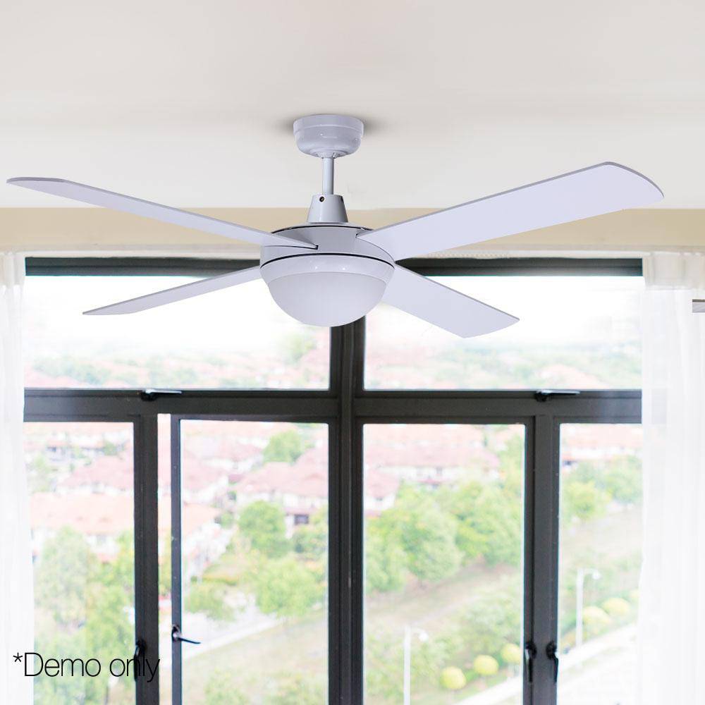Devanti 52" Ceiling Fan - White (CF-RC-52-WH)