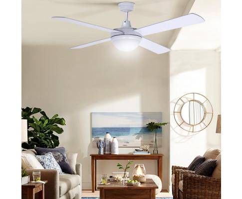 Devanti 52" Ceiling Fan - White (CF-RC-52-WH)
