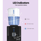 Water Cooler Dispenser Chiller Hot and Cold 15L Purifier Bottle Filter Black