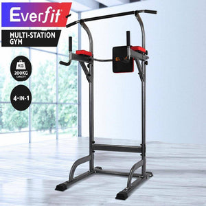 Everfit Weight Bench Chin Up Tower Bench Press Home Gym Wokout 200kg Capacity