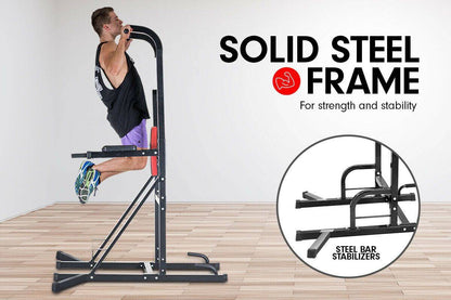 Chin Up Machine Power Tower 4-in-1 Powertrain Load Rating 150kg