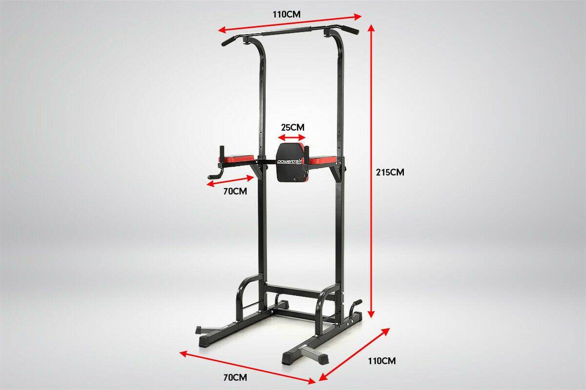 Chin Up Machine Power Tower 4-in-1 Powertrain Load Rating 150kg