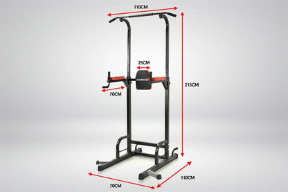 Chin Up Machine Power Tower 4-in-1 Powertrain Load Rating 150kg
