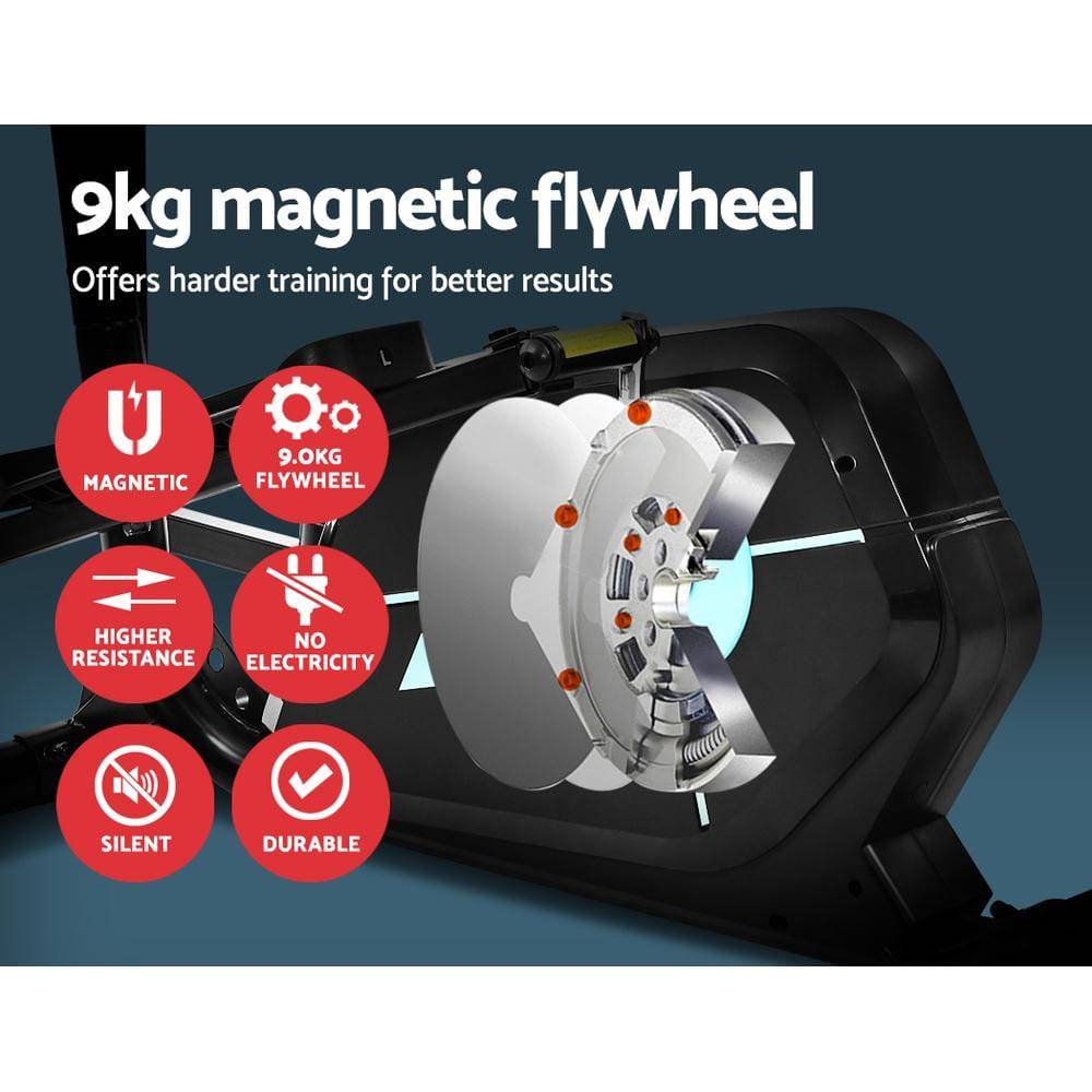 Everfit Exercise Bike Elliptical Cross Trainer Home Gym Fitness Machine Magnetic