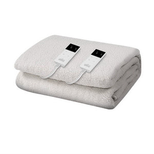 Electric Blanket Fleecy 9 Settings Fully Fitted-Gisselle Double Size