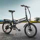 Phoenix 20 Inch Electric Bike Folding Urban Bicycle eBike Removable Battery