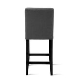 Artiss Set of 2 French Provincial Dining Chair - Charcoal