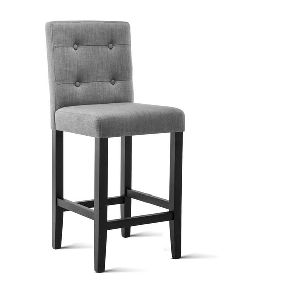 Artiss Set of 2 French Provincial Dining Chairs - Grey