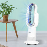 Spector Bladeless Electric Fan Cooler Heater Air Cool Sleep Timer Remote Control