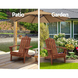 Outdoor Sun Lounge Beach Chairs Table Setting Wooden Adirondack Patio Lounges Chair