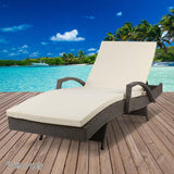 Outdoor Sun Chair Lounge - Grey