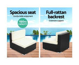 2PC Gardeon Outdoor Furniture Sofa Set Wicker Rattan Chairs  ( Build Your own setting)