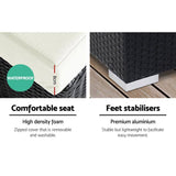 3PC Gardeon Outdoor Furniture Sofa Set Wicker Rattan ( Build Your own setting )
