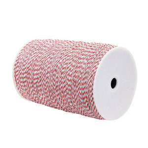 Giantz 2000M Polywire Roll Electric Fence Energiser Stainless Steel Poly Wire