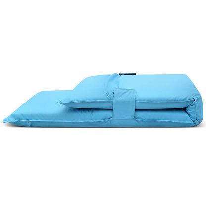 Adjustable Beach Sun Pool Lounger - Blue