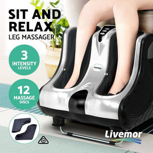 Livemor Calf & Foot Massager - Silver