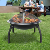 Fire Pit  22 Inch Portable Foldable Outdoor 56x56x40cm