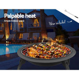 Fire Pit Fireplace 30 Inch Portable Foldable Outdoor  76x76x42.5cm